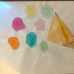 Hand painted orig work , one of kind , watercolor on 8x10